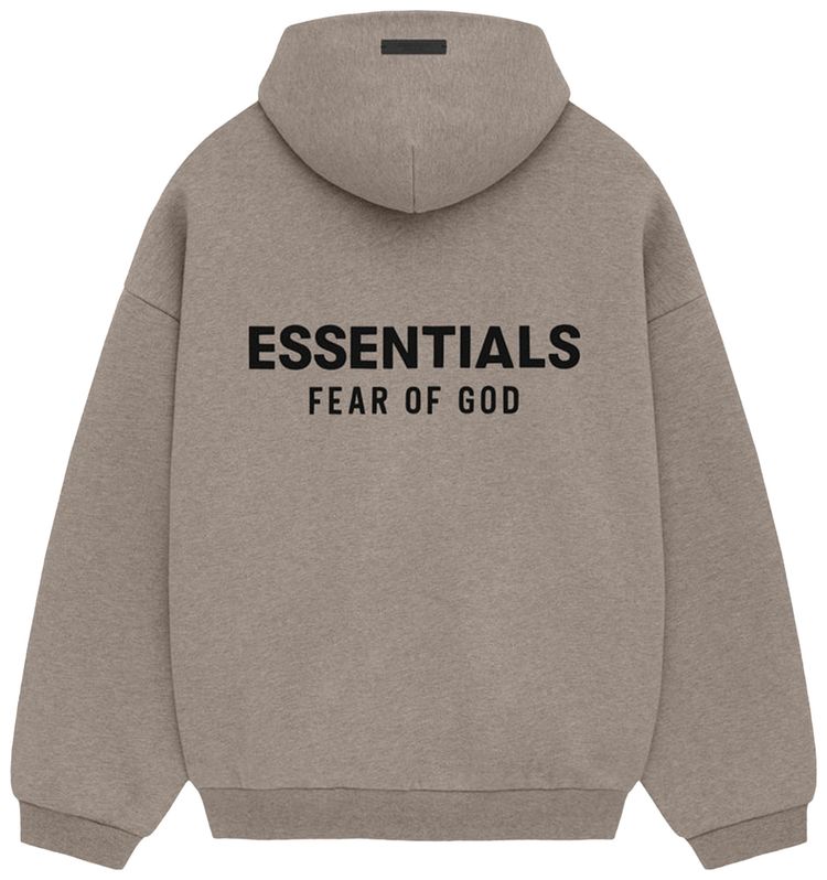Худи Fear of God Essentials Fleece Hoodie II, серый меланж — фото 3