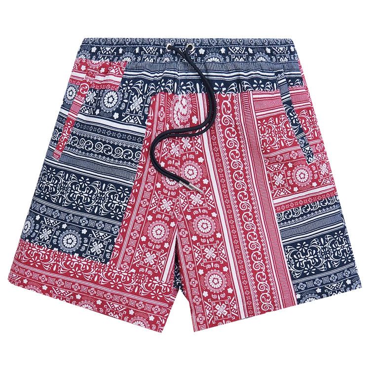 

Брюки Kith Patchwork Bandana Hardaway, Red/Navy/Multi