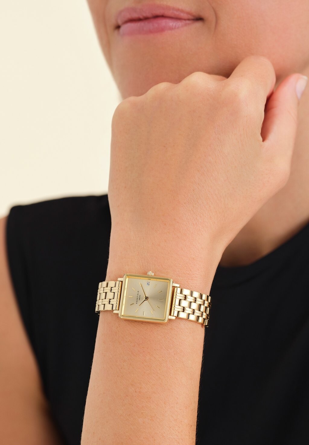 

Часы BOXY XS Rosefield, цвет champagne