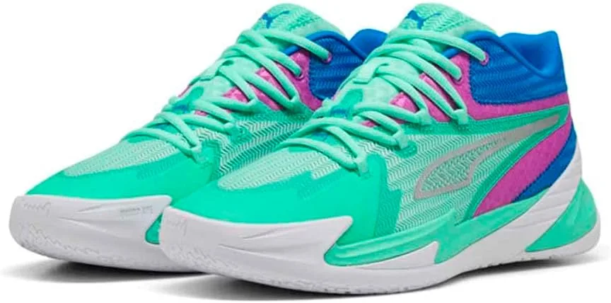 Баскетбольные кроссовки Puma Dagger унисекс для взрослых, зеленый — фото 2