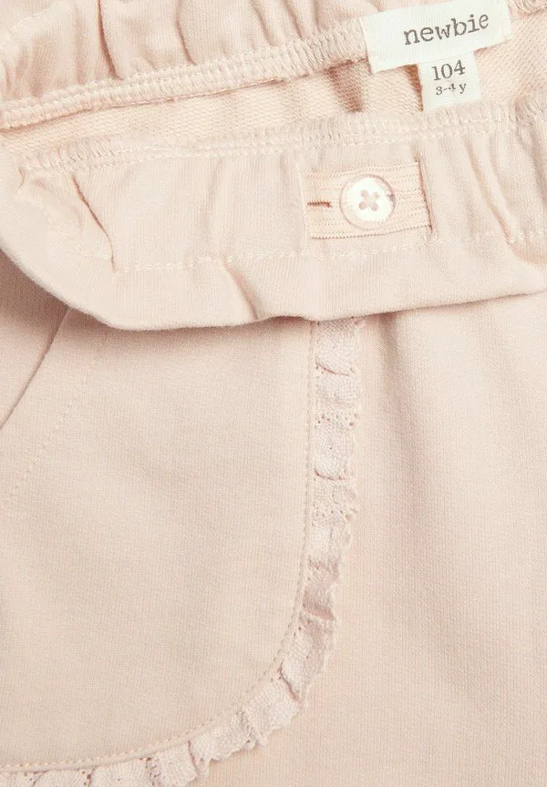 Спортивные штаны для бега с кружевной отделкой Newbie, Light Pink — фото 4
