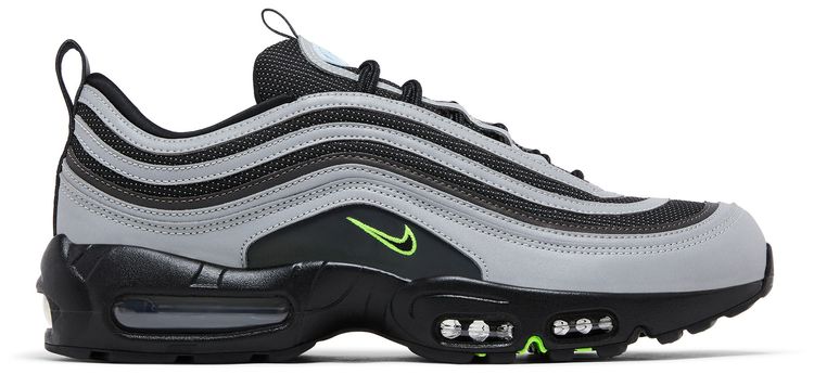 

Кроссовки Nike Air Max 95/97 'University of Oregon - Lightning' PE, серебряный