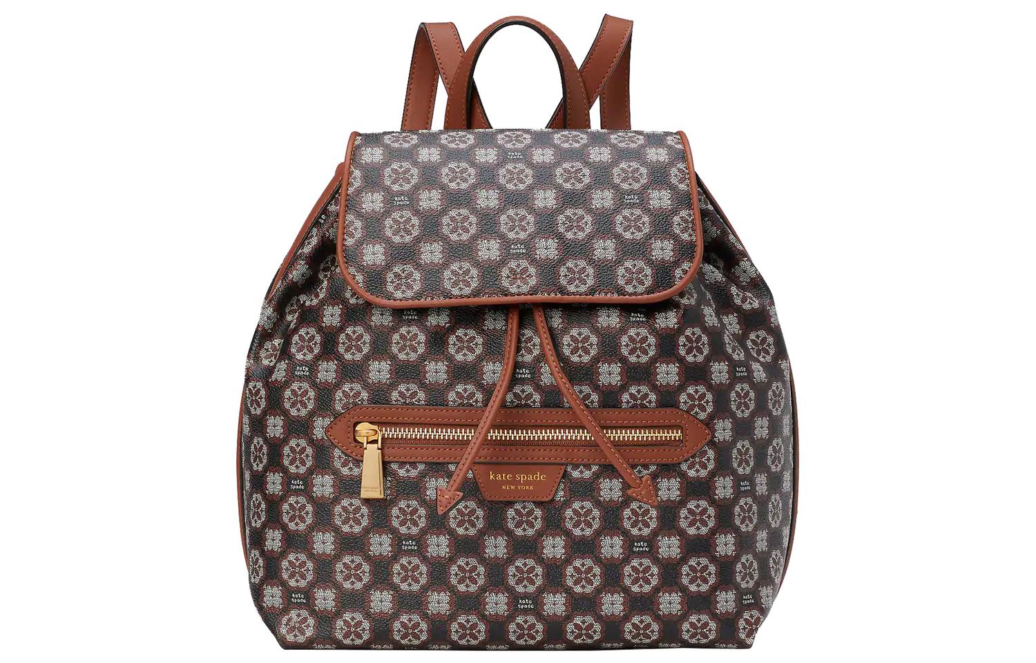 

Kate Spade Рюкзак из покрытого холста Medium Women's Black & Brown