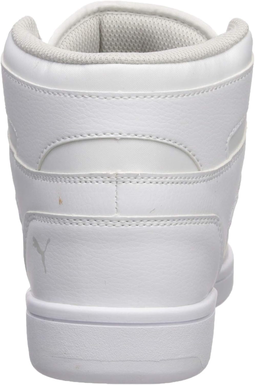 Кроссовки Puma Unisex-Child Rebound Layup Mid, белый/черный/серый фиолетовый — фото 3