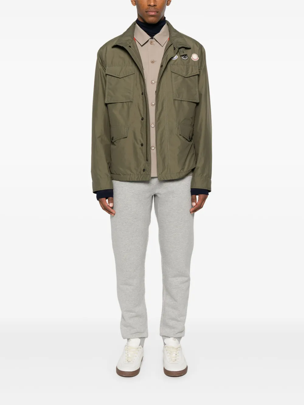 Двусторонняя куртка MONCLER, нейтральный — фото 2