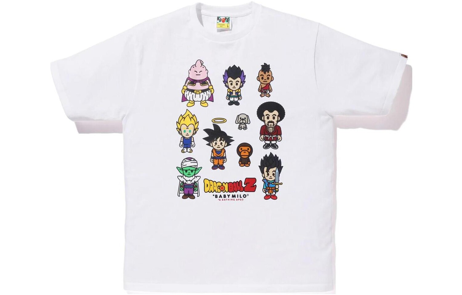 Футболка Bape X DRAGON BALL Z унисекс A Bathing Ape, белый — фото 3