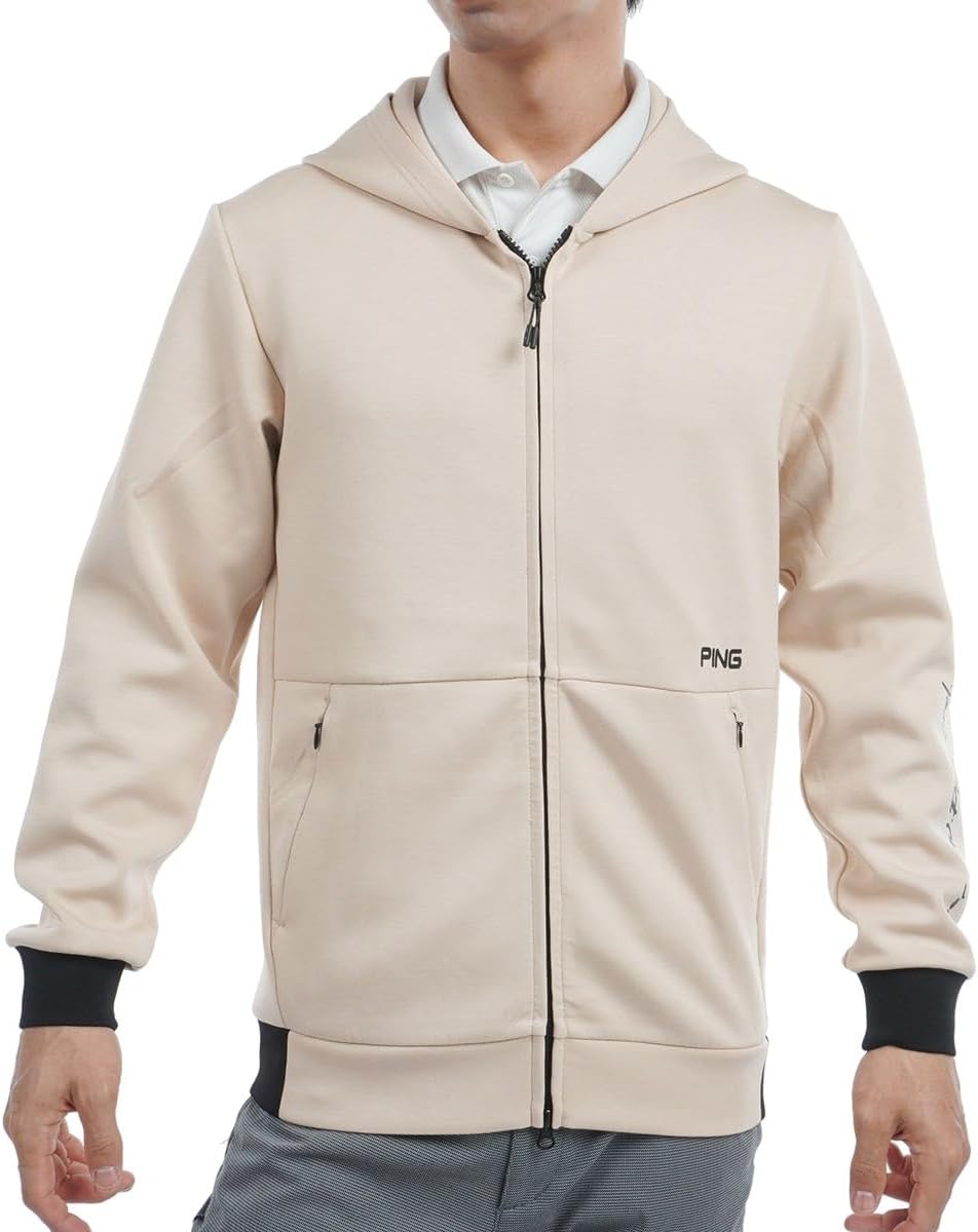 

Мужская толстовка с капюшоном Ping (подходит для установки) / Гольф / 621-4262803, бежевый