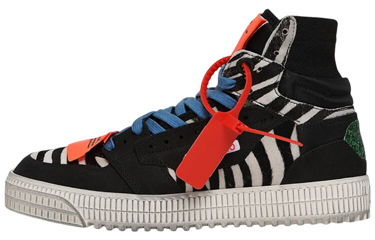 OFF-WHITE Off Court 3.0 High Black Zebra FW19