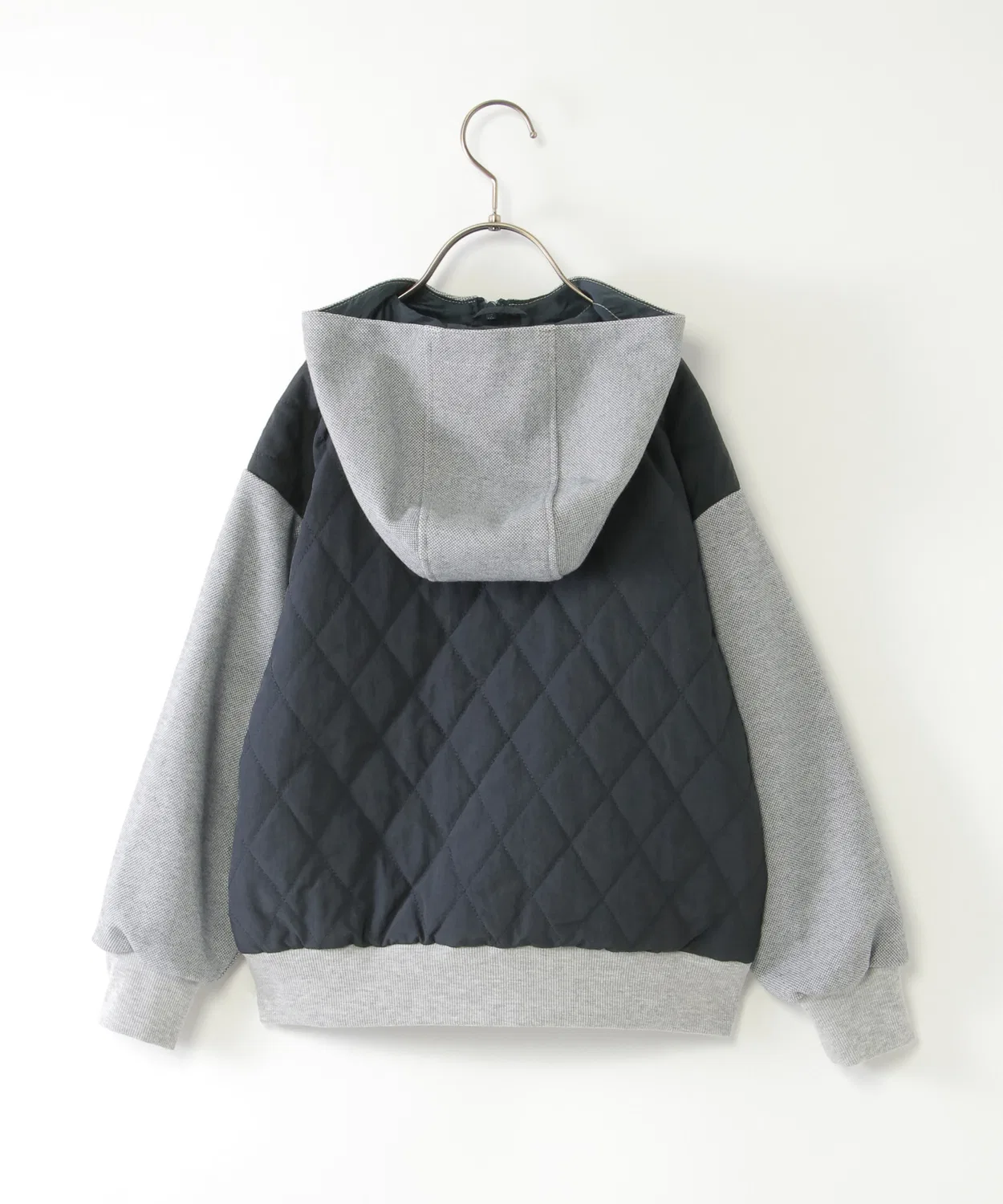 Детская куртка комбинированная блокс zip-худи ikka, 110-160 см, тёмно-синий — фото 3