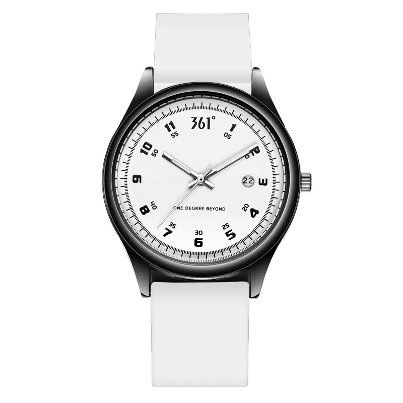 

361° Часы с кварцевым механизмом и силиконовым ремешком, унисекс, разноцветный циферблат