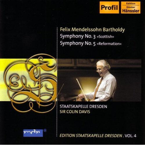 

CD диск Bartholdy / Staatskapelle Dresden / Davis: Sym 3 a Min Scottish / Sym 5 D Major Reformation