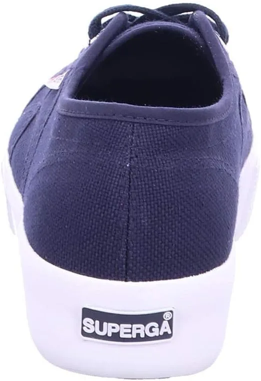 Унисекс взрослые кроссовки Superga 2730-Cotu Oxford, белый/темно-синий — фото 4