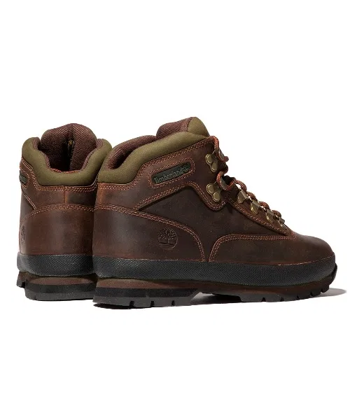 Ботинки Timberland Euro Hiker Leather из натуральной кожи, темно-коричневый — фото 2