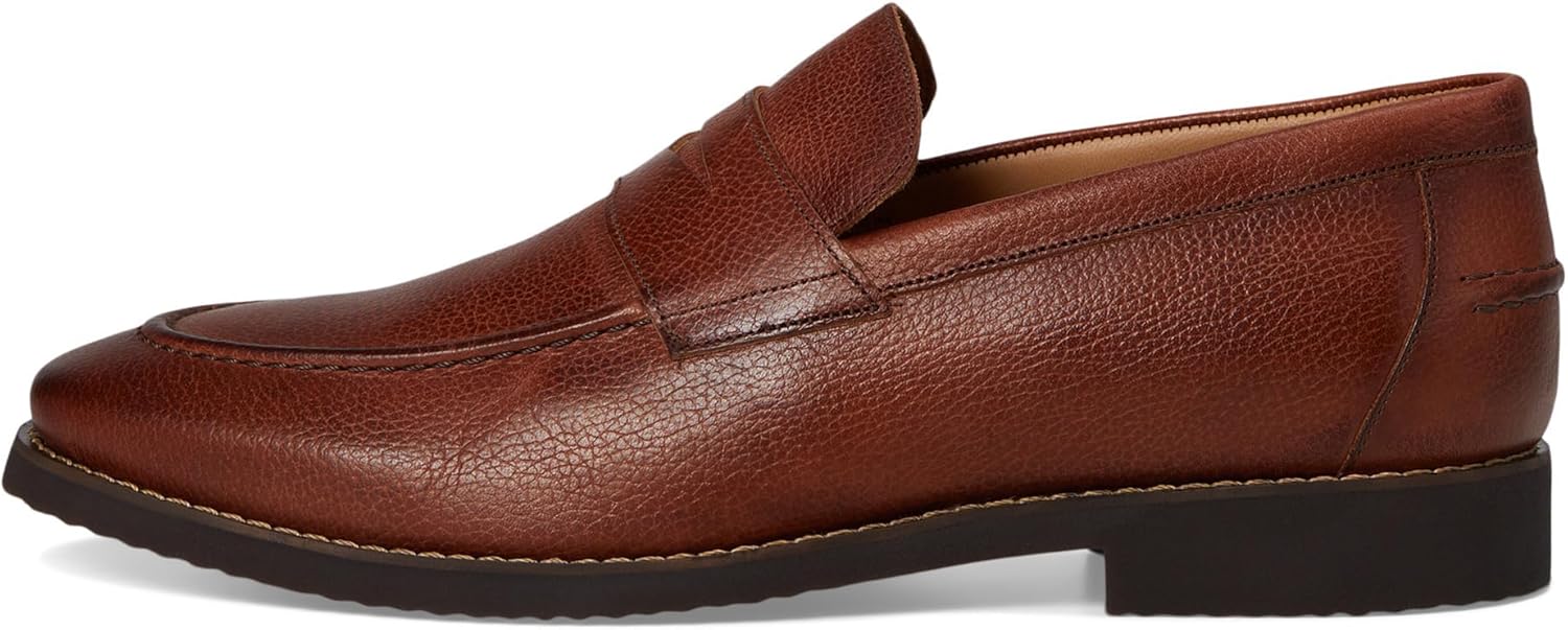 Мужские лоферы johnnie-O Jflex Penny из кожи, Mahogany — фото 4