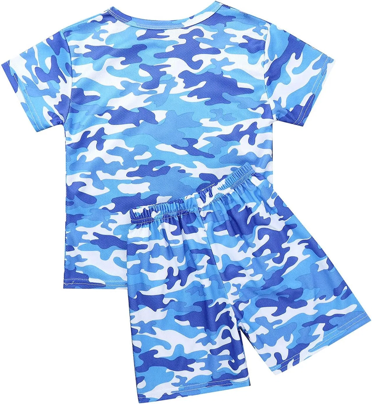 Детский спортивный костюм из футболки и шорт Kaerm, Sky Blue — фото 3