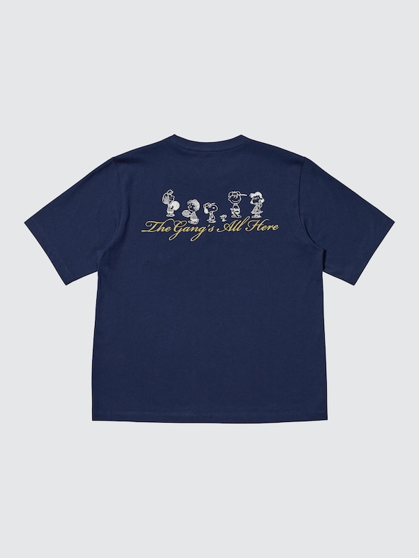 Футболка UT с графикой Peanuts Uniqlo, 69 navy — фото 4