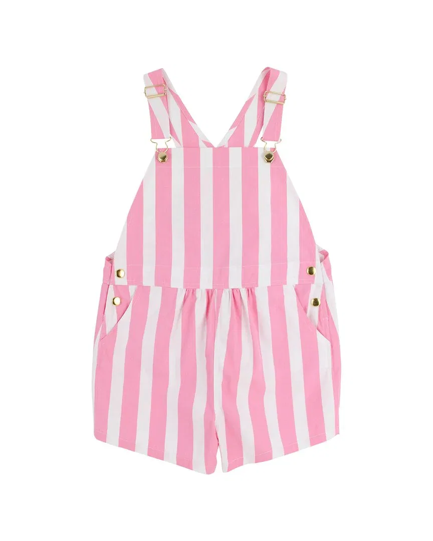 The Beaufort Bonnet Company Channing Choo Choo Overall, розовый