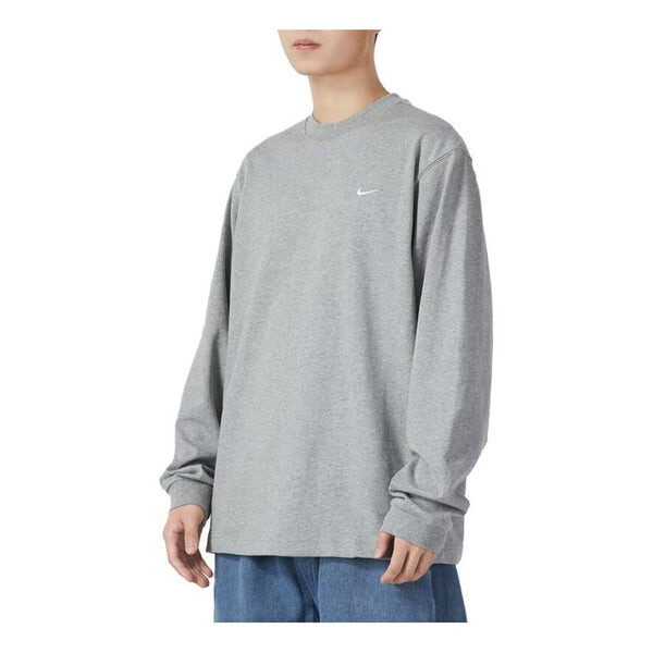

Рубашка solo swoosh crew толстовка Nike, серый