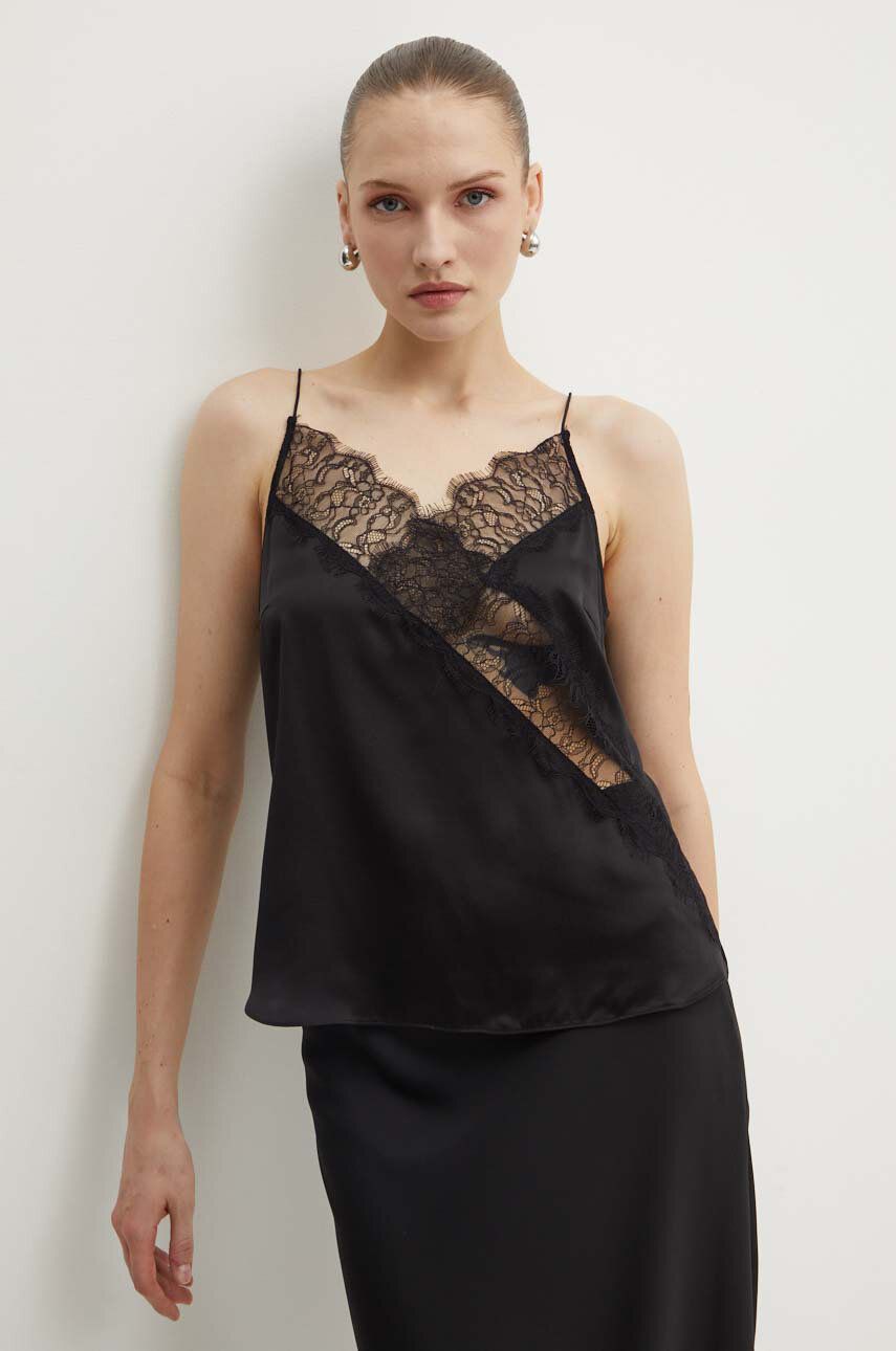 

Шелковый топ Yazmira Custommade, черный