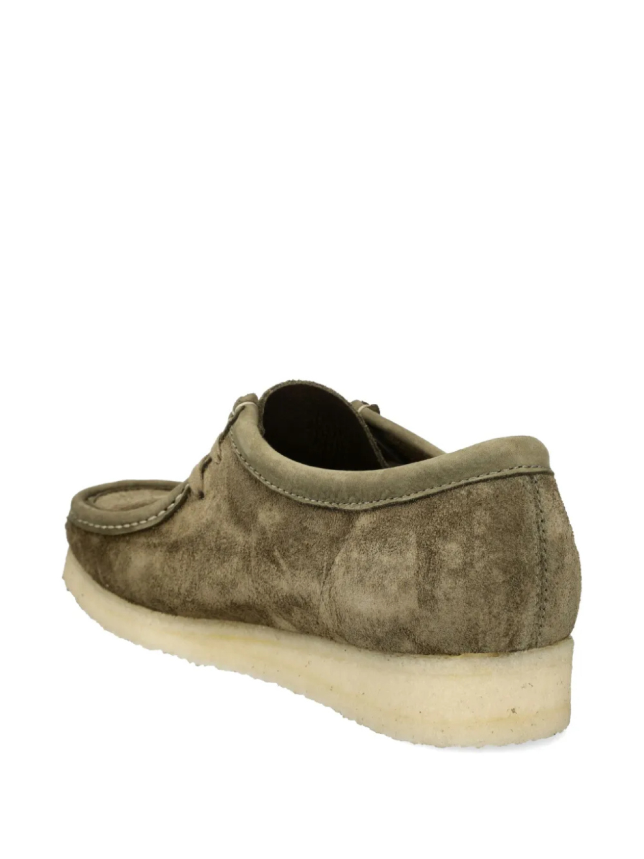 Мокасины Clarks Originals Wallabee, зеленый — фото 3
