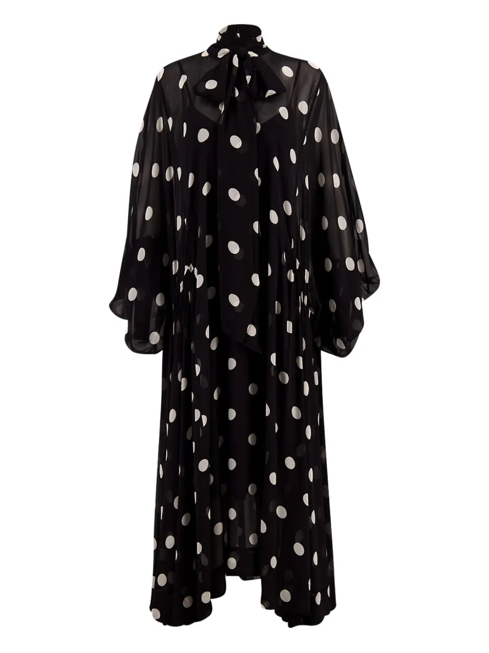 

Платье Crush в горох ZIMMERMANN, черный