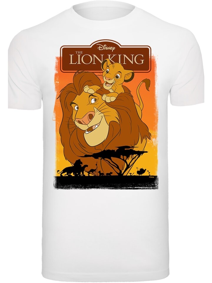

Футболка F4NT4STIC König der Löwen Simba und Mufasa, белый