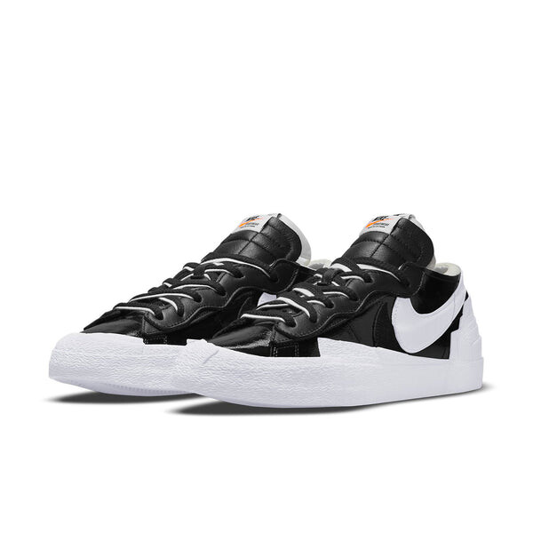 Кроссовки x sacai blazer low Nike, черный — фото 3