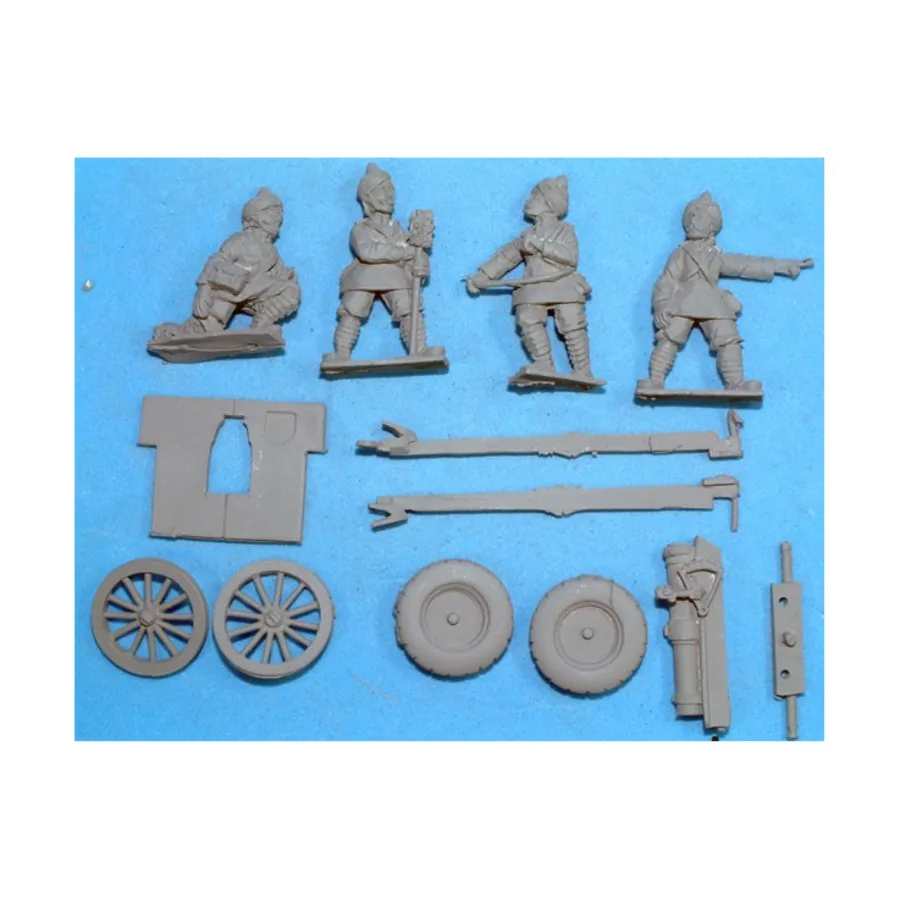 

Индийская горная пушка и экипаж, Battle Honors - World War I (25mm)