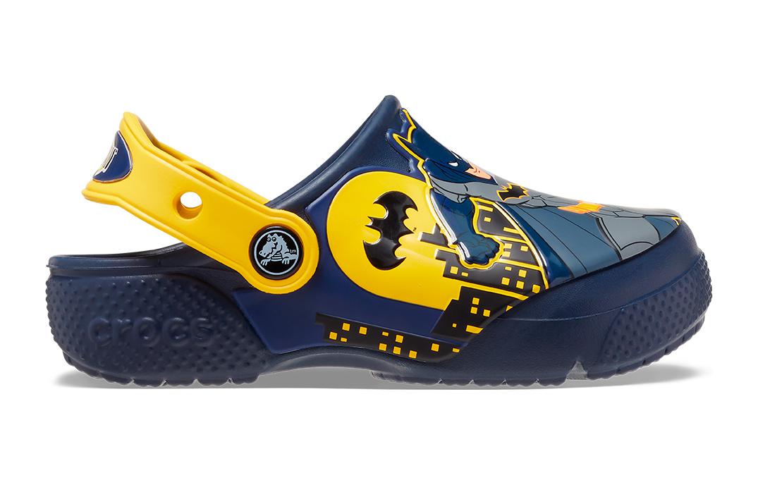 Детские сандалии с противоскользящей подошвой Blue Yellow Kids' Crocs — фото 3