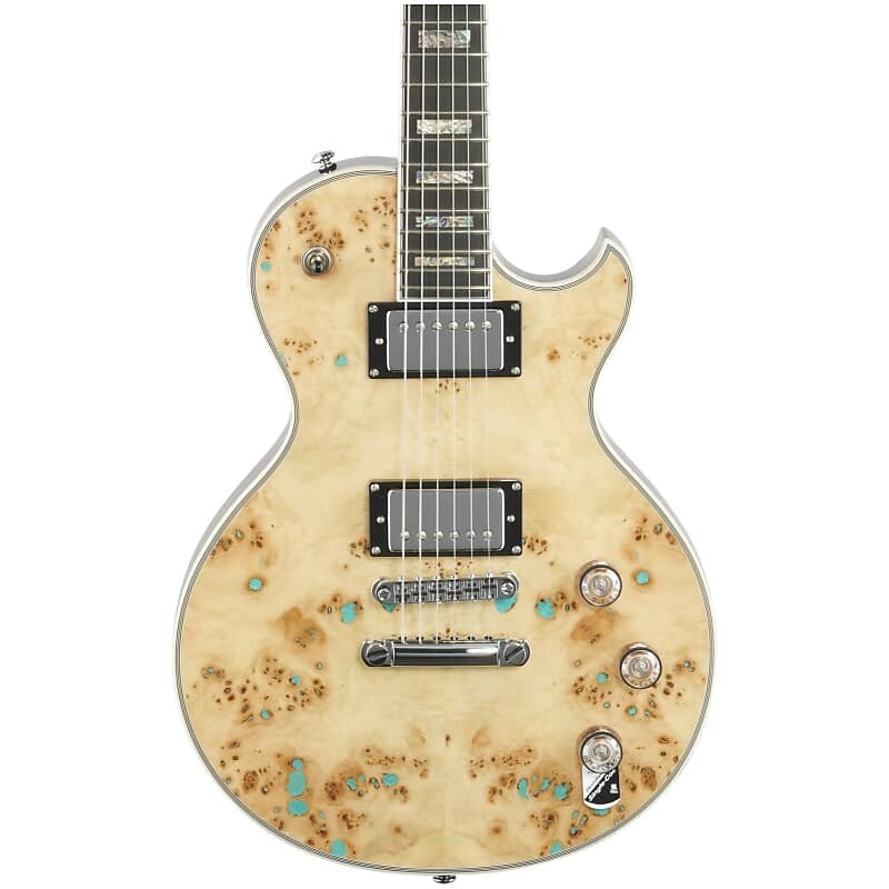 

Электрогитара Schecter Solo II Custom Electric Guitar, Natural Burl Turquoise