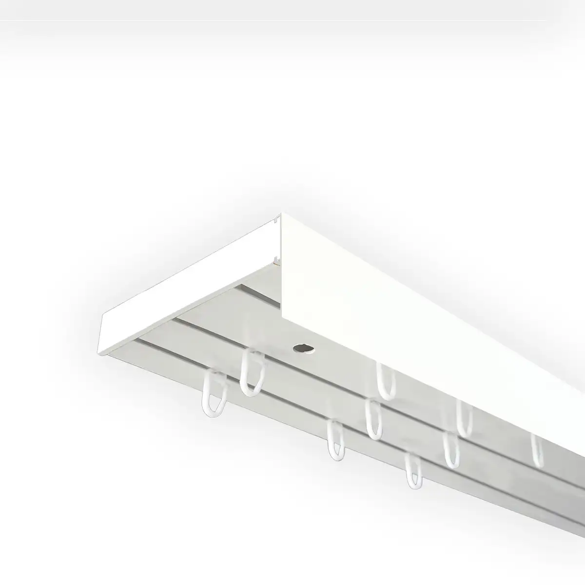 

SN DECO GROUP Карниз для штор "Карниз SH (1) с панелью 5 см", 3 направляющие, фиксированный размер 600 см, белый