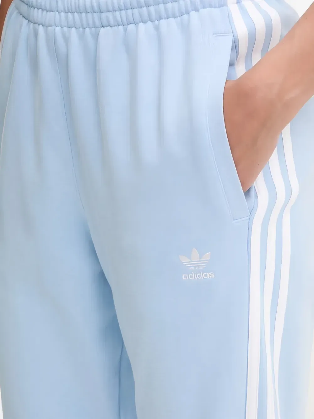 Спортивные брюки с боковой полосой Adidas, синий — фото 4