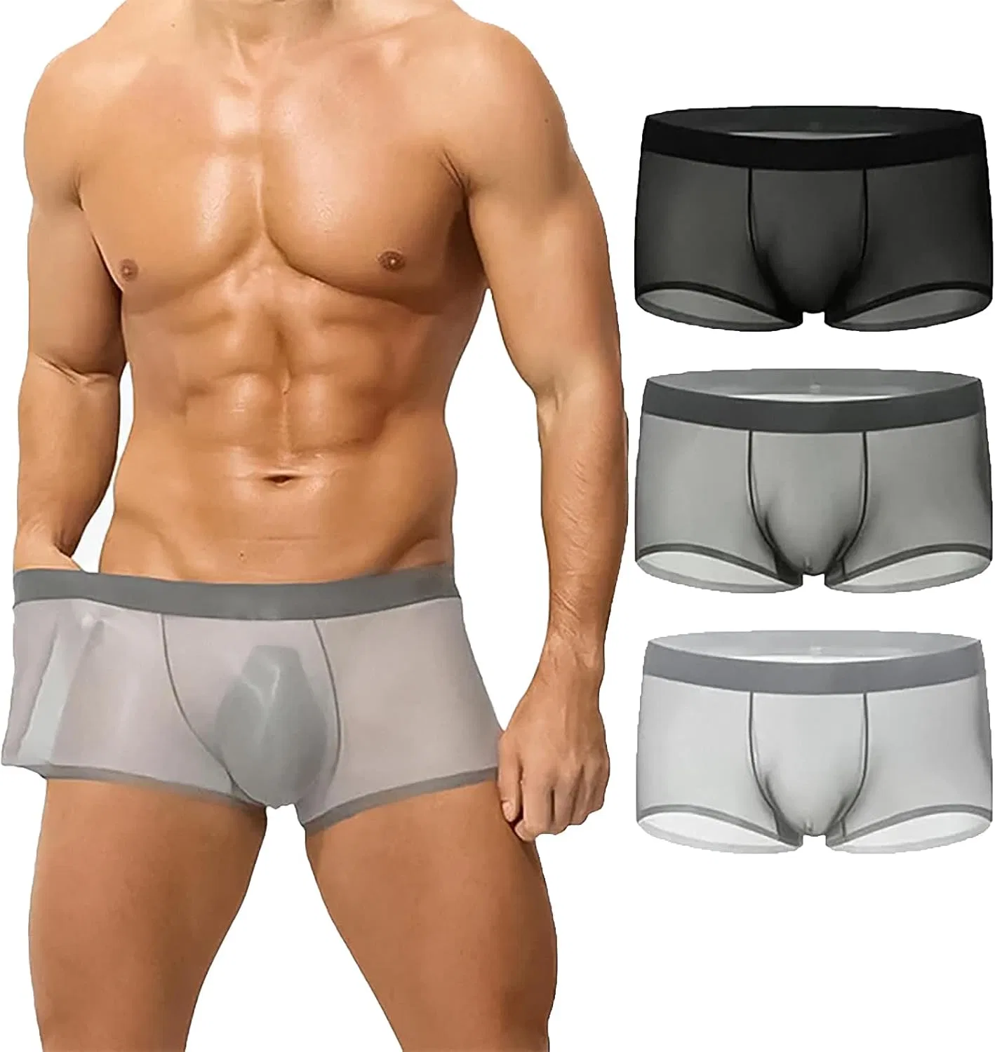 Боксеры ультратонкие Sheer, Mix