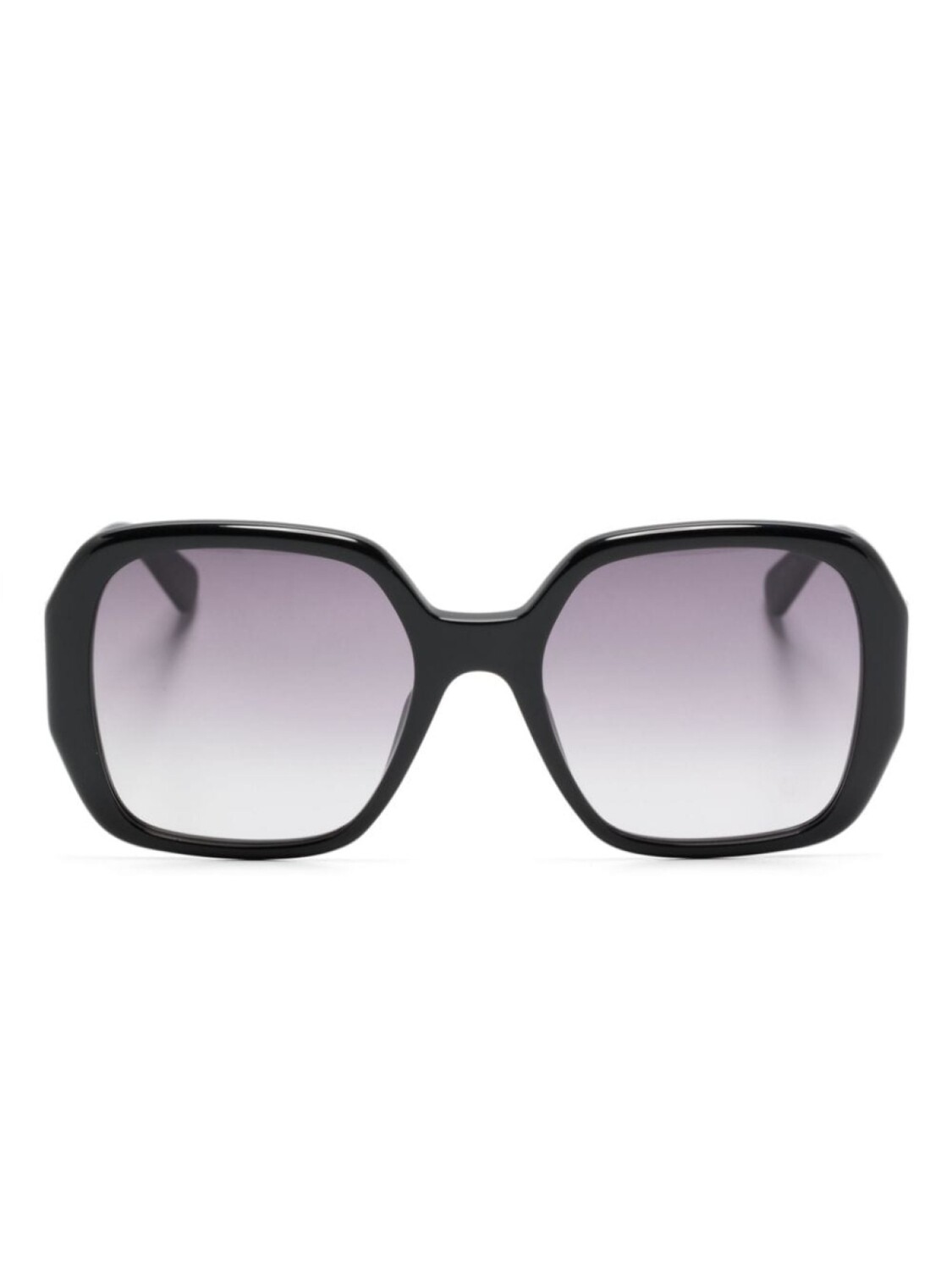 

Stella McCartney Eyewear солнцезащитные очки в массивной оправе, черный