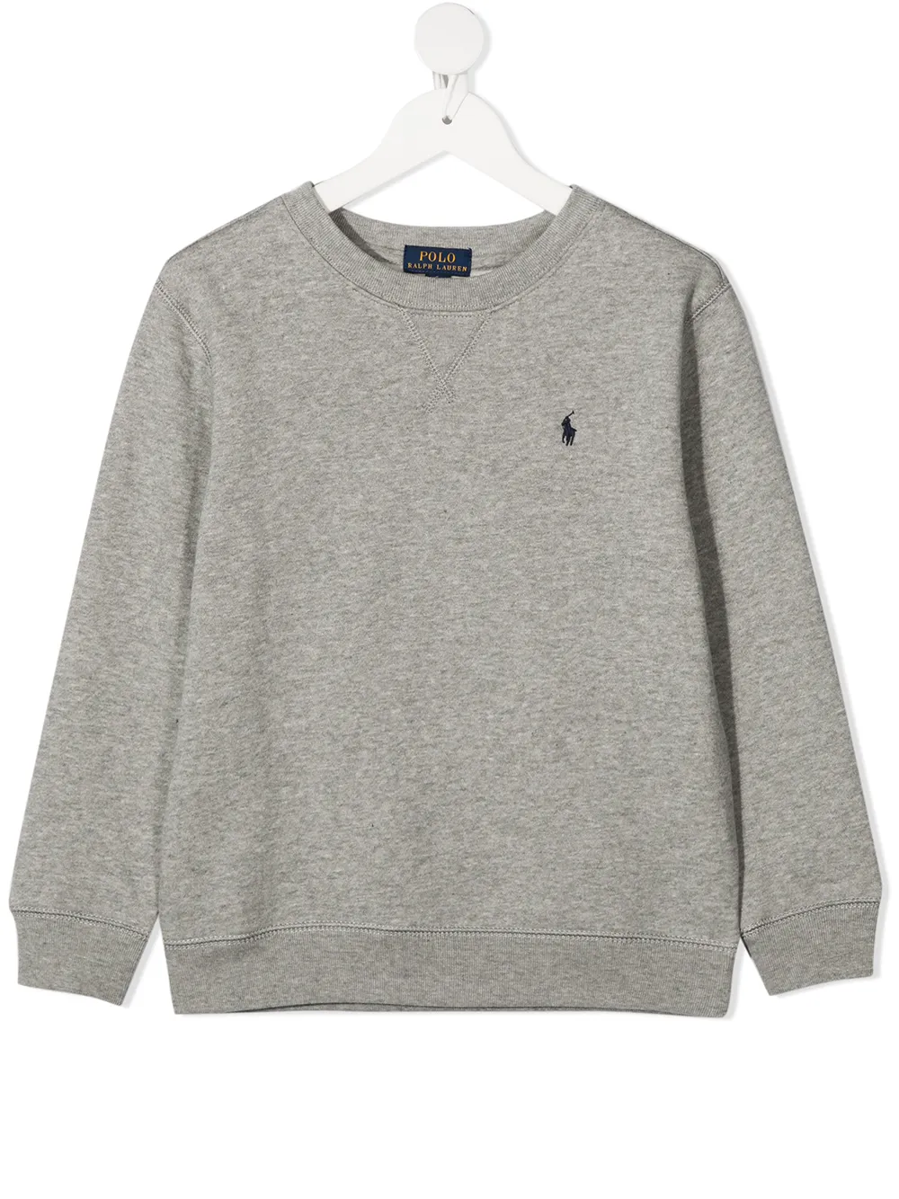 

Толстовка с вышитым логотипом POLO RALPH LAUREN KIDS, серый