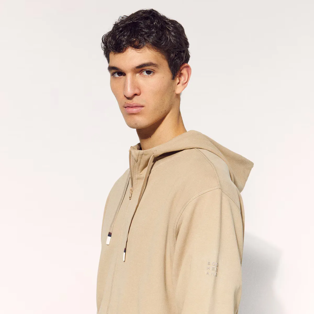

Boomerang мужская открытая толстовка с капюшоном Sportcasual, коричневый