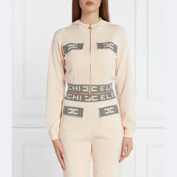 

Толстовка обычного кроя Elisabetta Franchi, бежевый