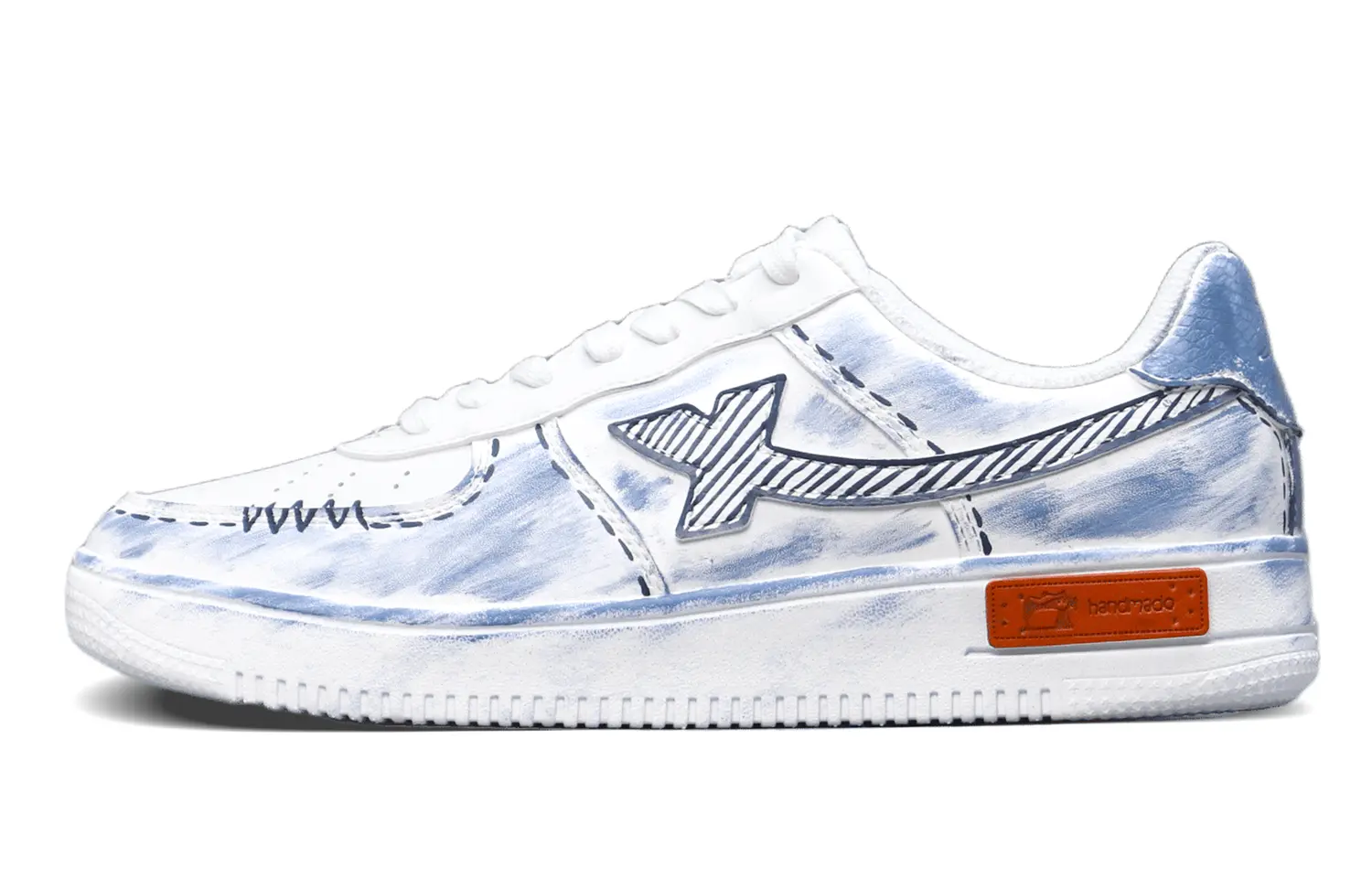 

XTEP Air Force One нескользящие, износостойкие, дышащие низкие скейтерские кроссовки унисекс белый - белый, цвет White