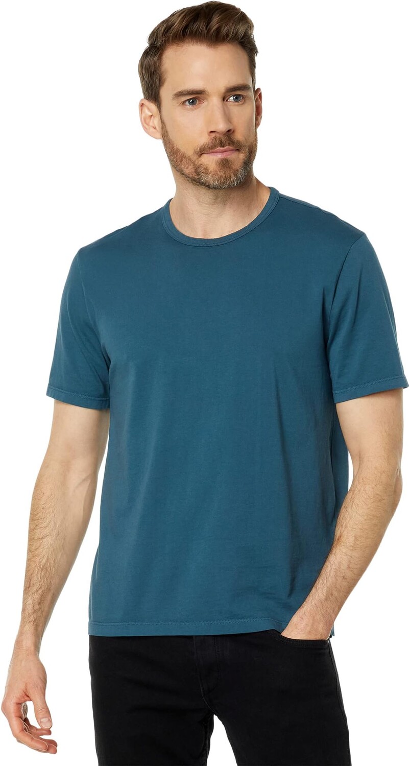 

Футболка Vince Garment Dye Short Sleeve Crew, цвет Carmel Teal