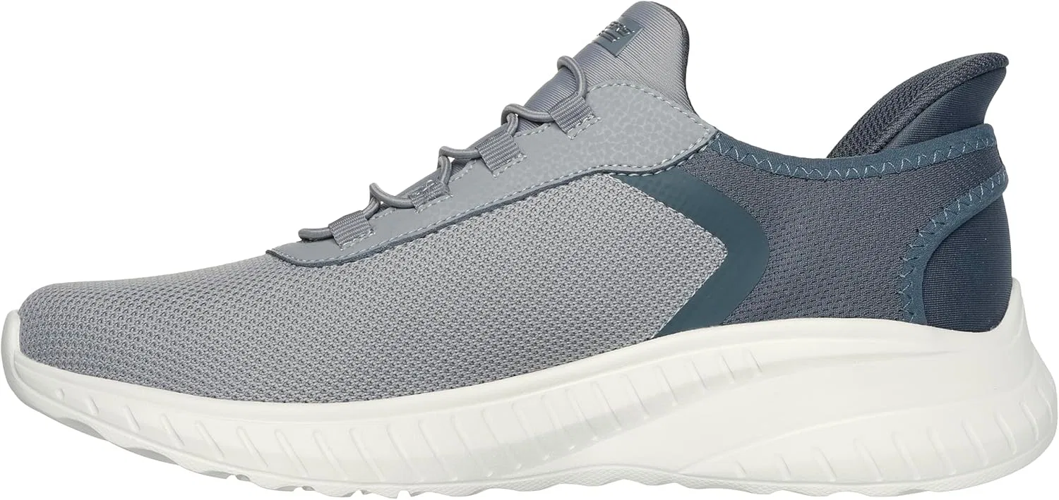 Мужские кроссовки для ходьбы Skechers Bobs Squad Chaos Tough, Gray — фото 4