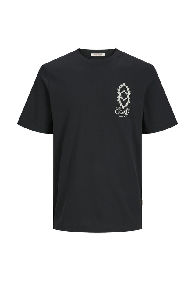 

Футболка с коротким рукавом и принтом noto Jack & Jones, черный