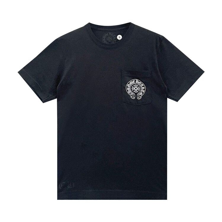 

Футболка Chrome Hearts Las Vegas Exclusive Horseshoe Logo Pocket T-Shirt Black, черный