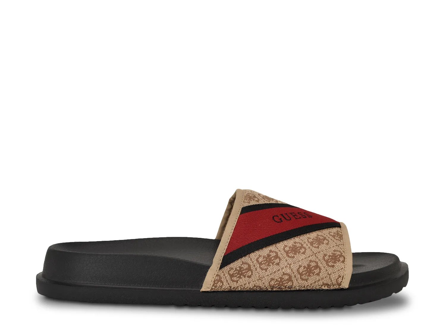 Сандалии Guess Vellden Slide Sandal - Men's, бежевый/черный — фото 3
