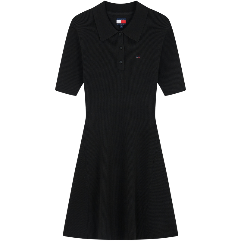 

Женское платье с коротким рукавом Tommy Hilfiger, черный