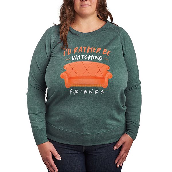 

Футболка Plus size с принтом "I'd rather be watching" Licensed Character, Heather Green, Зеленый, Футболка Plus size с принтом "I'd rather be watching" Licensed Character, Heather Green