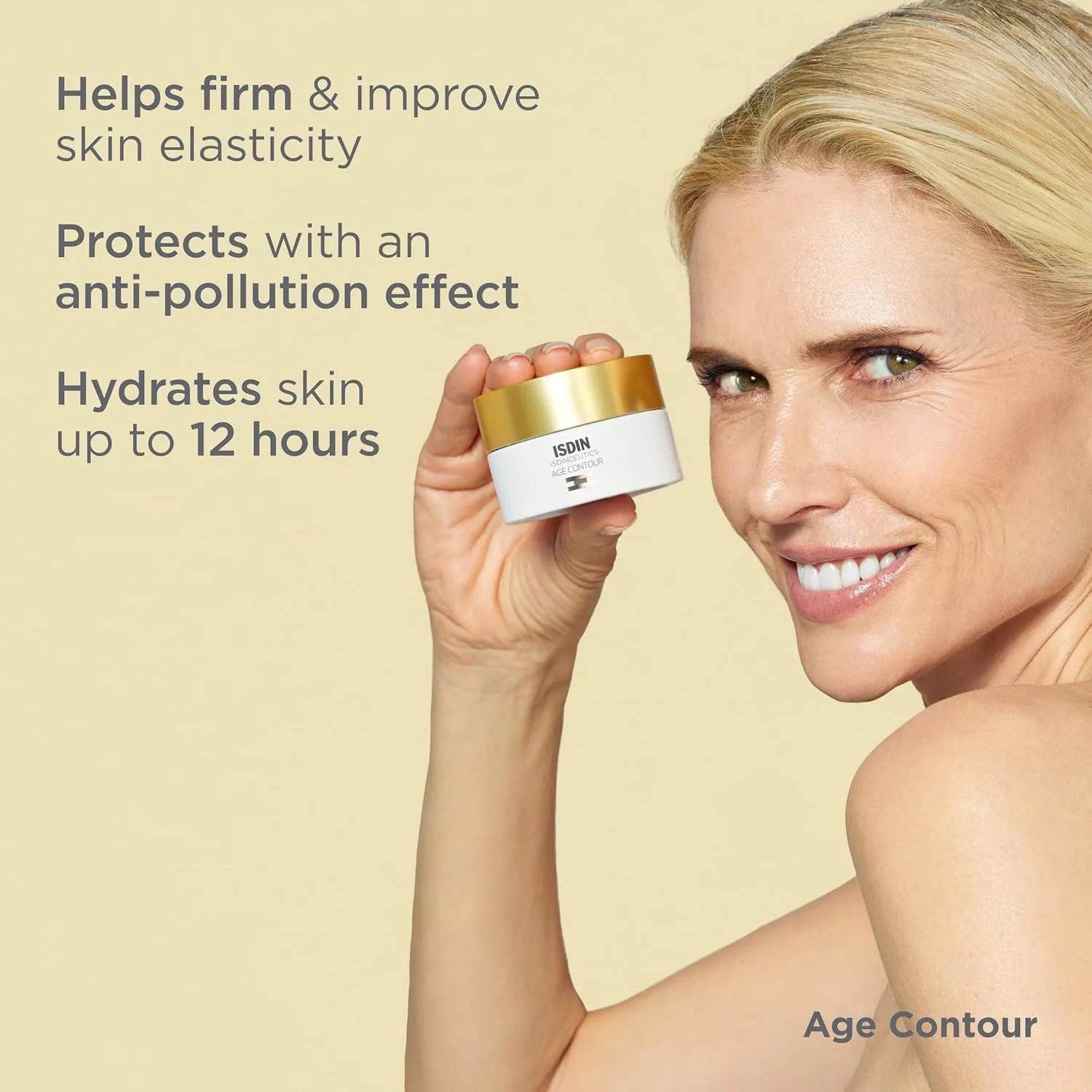 Крем для лица Isdin — Увлажняющий ceutics Age Contour с ниацинамидом. Заметно уменьшает морщины — фото 4