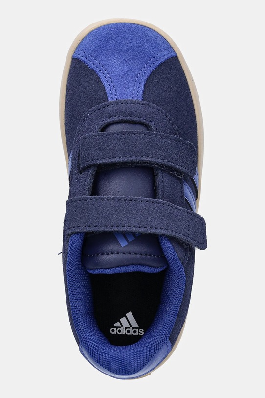 Детские замшевые кроссовки VL COURT 3.0 Adidas, темно-синий — фото 4