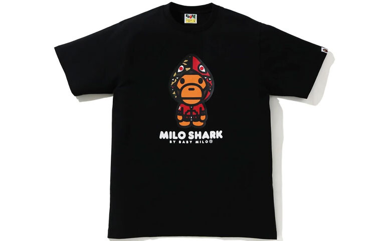 

A BATHING APE Мужская футболка, Красный/Черный