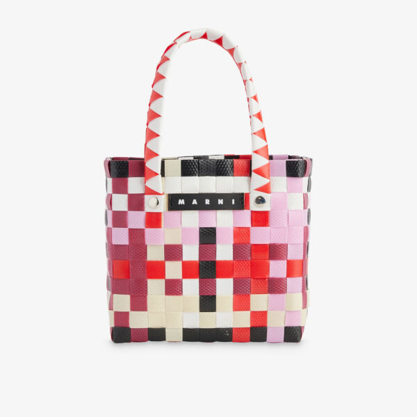 

Сумка-Корзина из микроткани Marni, мультиколор