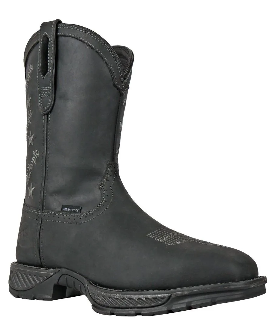 Мужские рабочие ботинки We The People в стиле вестерн с композитным носком Hoss Boot Company, черный leather with stars